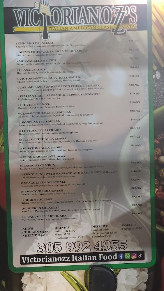 Victorianozz Italian grill Menu image 4